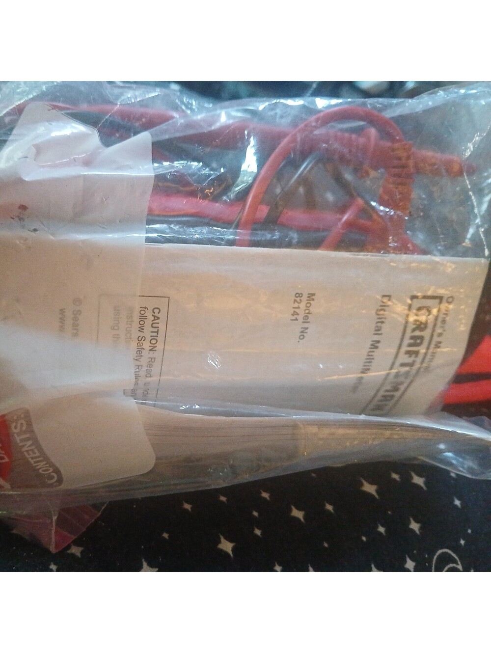 Sears Craftsman Nos 8 Function Digital Multimeter & Leads 82141 Ac/DC VOLTAGE